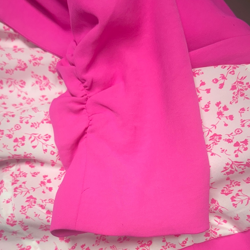 Skies Are Blue Fuchsia Blazer - Picture 5 of 8